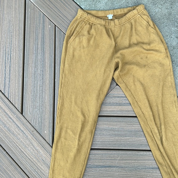 aerie Pants - AERIE WAFFLE KNIT SWEATS